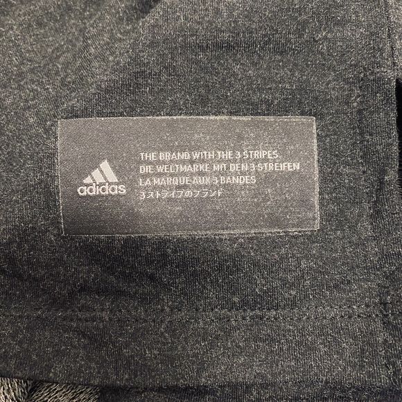 Adidas Aeroready Mens XL Charcoal Gray 1/4 Zip Long Sleeve Pullover Shirt GL7055 - Picture 3 of 11